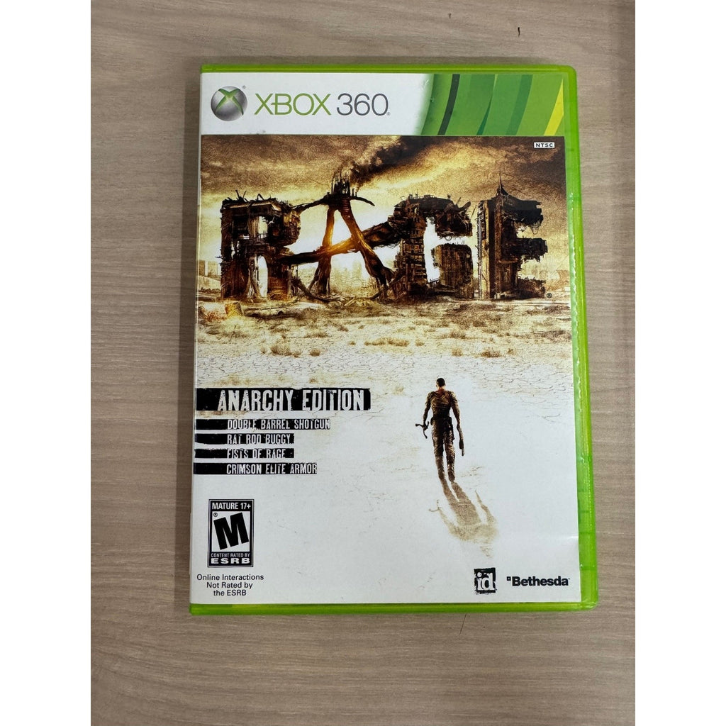 RAGE Anarchy Edition Xbox 360 Video Game First Person Shooter NTSC