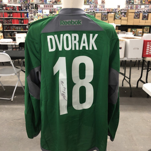 Dvorak Hurricanes Signed Reebok MIC Jersey 56 Steiner