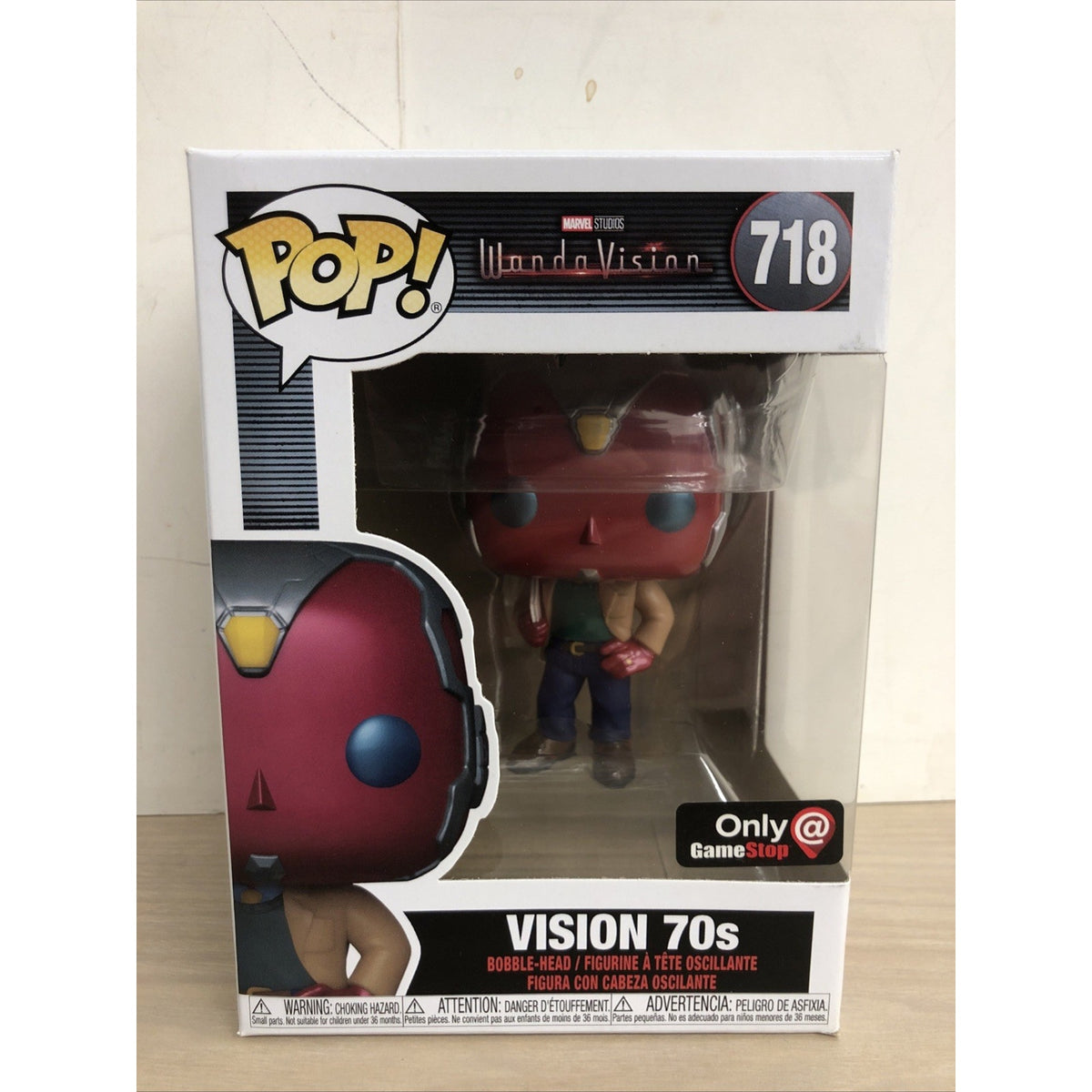 Funko Pop! Vinyl: Marvel - 70's Vision - GameStop (Exclusive) #718