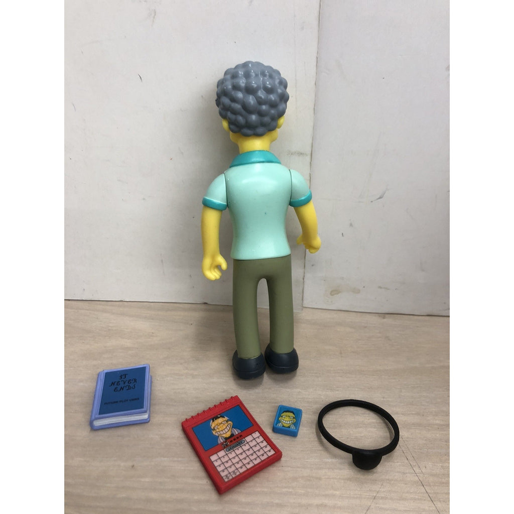The SIMPSONS world of springfield HANDSOME MOE Playmates LOOSE COMPLETE