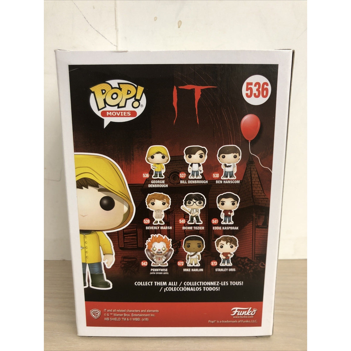 Funko Pop! Vinyl: It - Georgie Denbrough (Holding Boat) #536