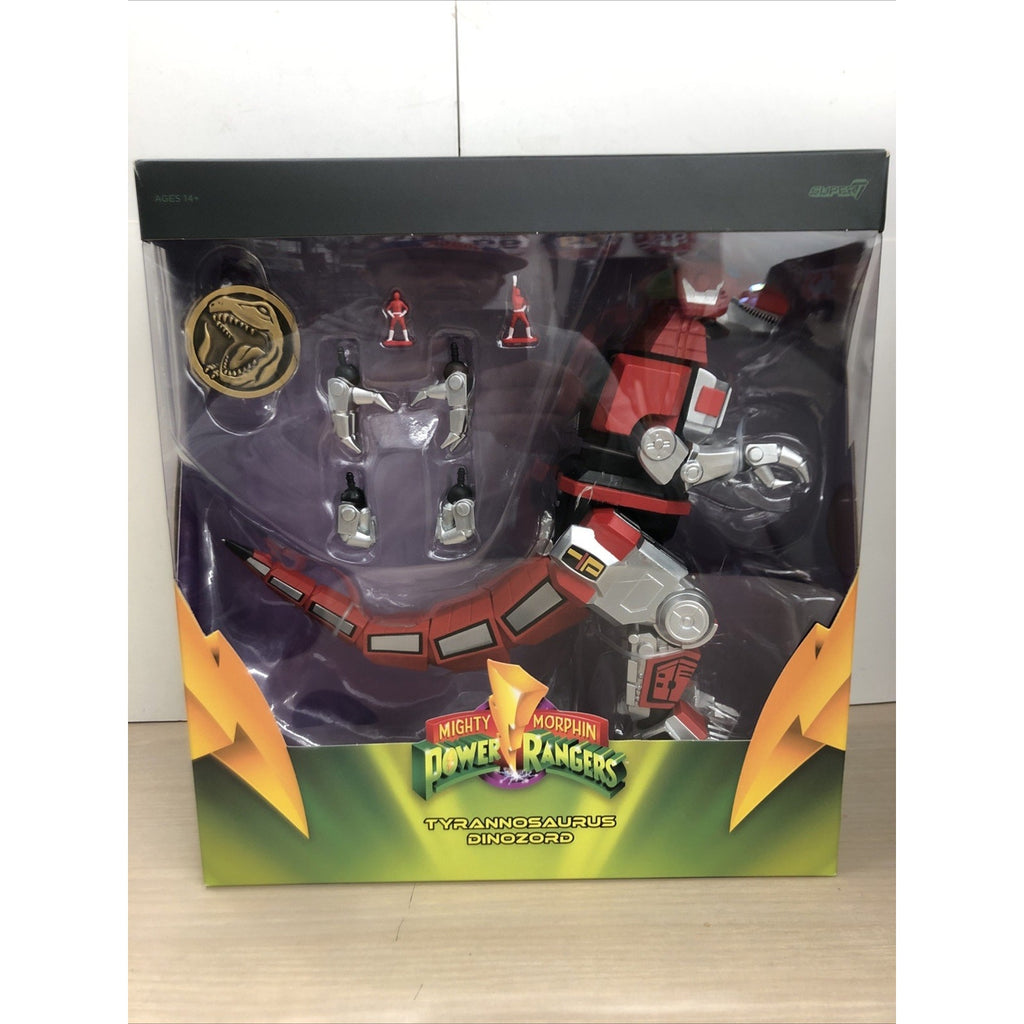 Power Ranger Moving Zombie Raptor Mighty Morphin Power Rangers Tyrannosaurus Dinozord Super7 Ultimates ...