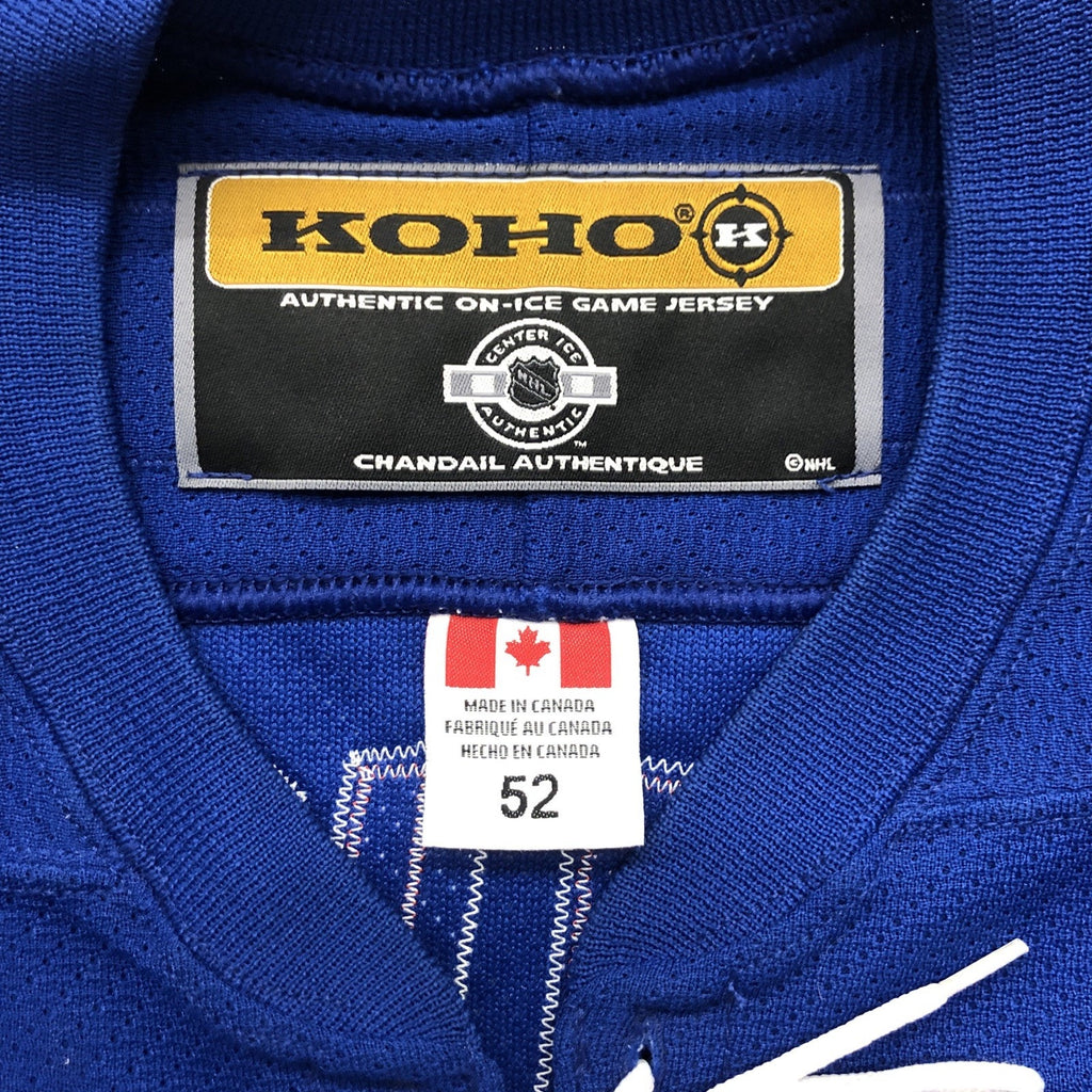 Jan Hlavac Signed New York Rangers KOHO Authentic On-Ice Jersey #37 Auto