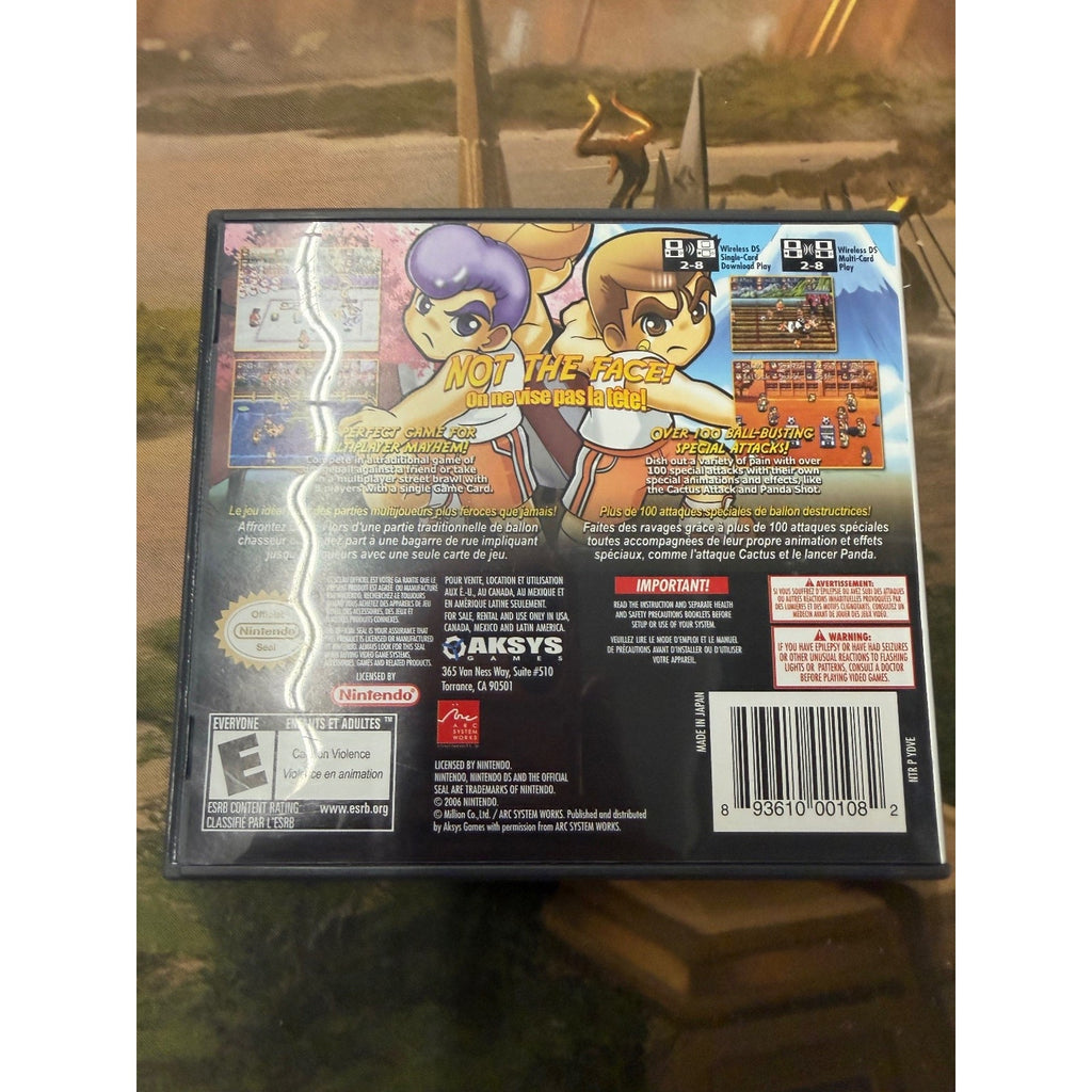 Super Dodgeball Brawlers Nintendo DS Video Game Aksys Sports