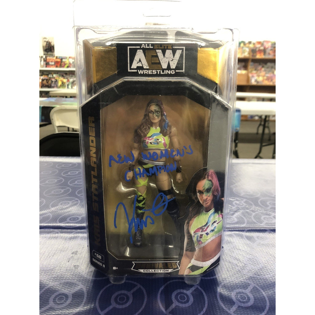 AEW Kris Statlander Signed Autograph Unrivaled Store COA Inscribed Women’s Champ