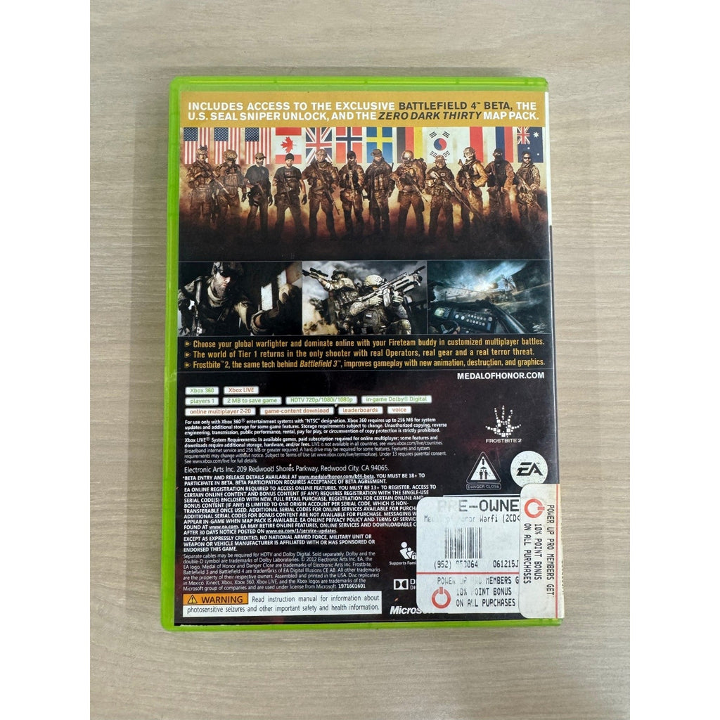 Medal of Honor Warfighter Limited Edition Xbox 360 Video Game FPS Shooter