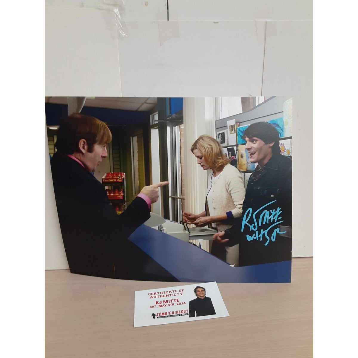 Rj Mitte Signed 8x10 Photo Autograph With COA Breaking Bad