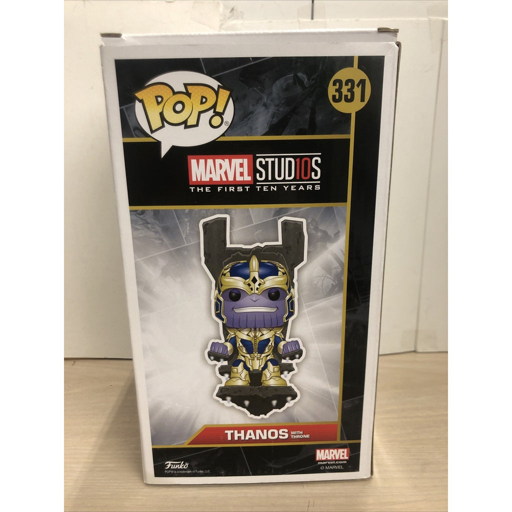 Funko Pop! Marvel Thanos #331 - Hot Topic Signed By Isaac Singleton PSA COA