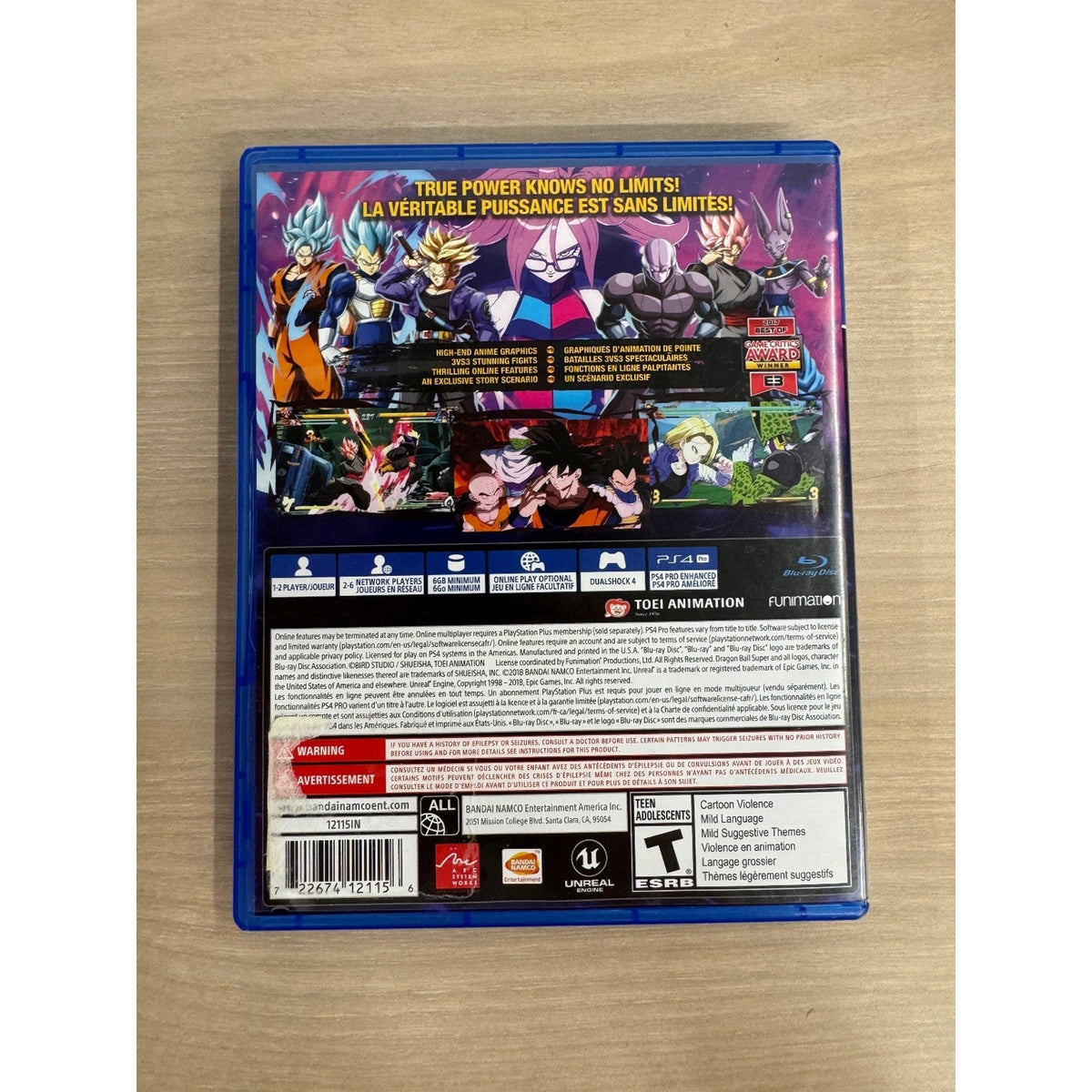 DRAGON BALL FighterZ PS4 Video Game Fighting Online Multiplayer
