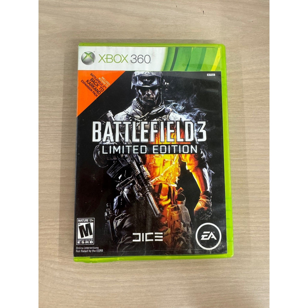 Battlefield 3 Limited Edition Xbox 360 Video Game FPS Multiplayer Karkand
