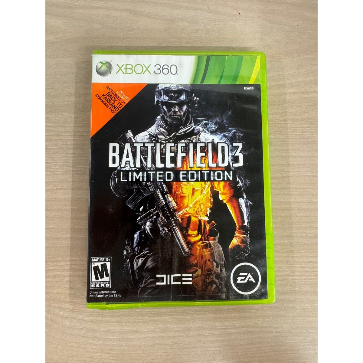 Battlefield 3 Limited Edition Xbox 360 Video Game FPS Multiplayer Karkand