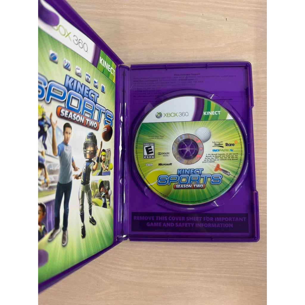 Kinect Sports Season Two Xbox 360 Video Game Sports Multiplayer