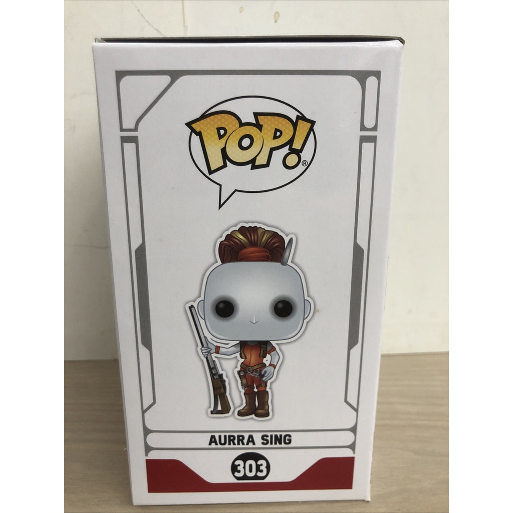 Aurra Sing Star Wars Phantom Menace #303 Funko Pop! Smuggler's Bounty Exclusive