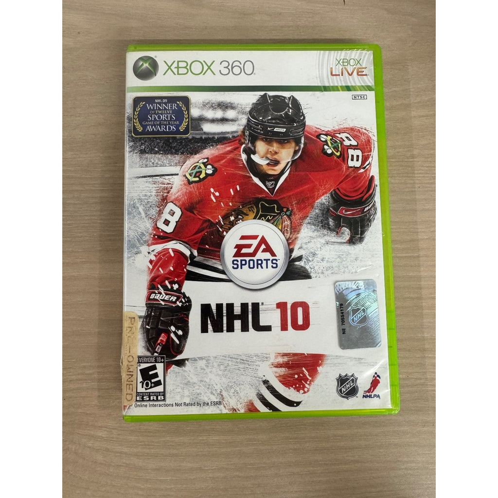 NHL 10 Xbox 360 Video Game Hockey EA Sports NTSC Multiplayer