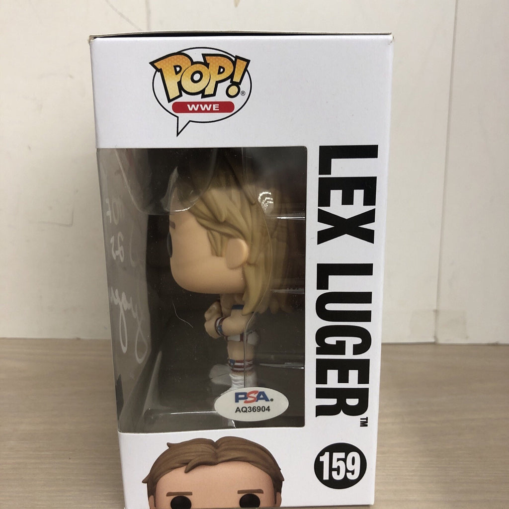 Wwe Funko #159 Lex Luger Autographed HOF Inscription PSA COA Signed