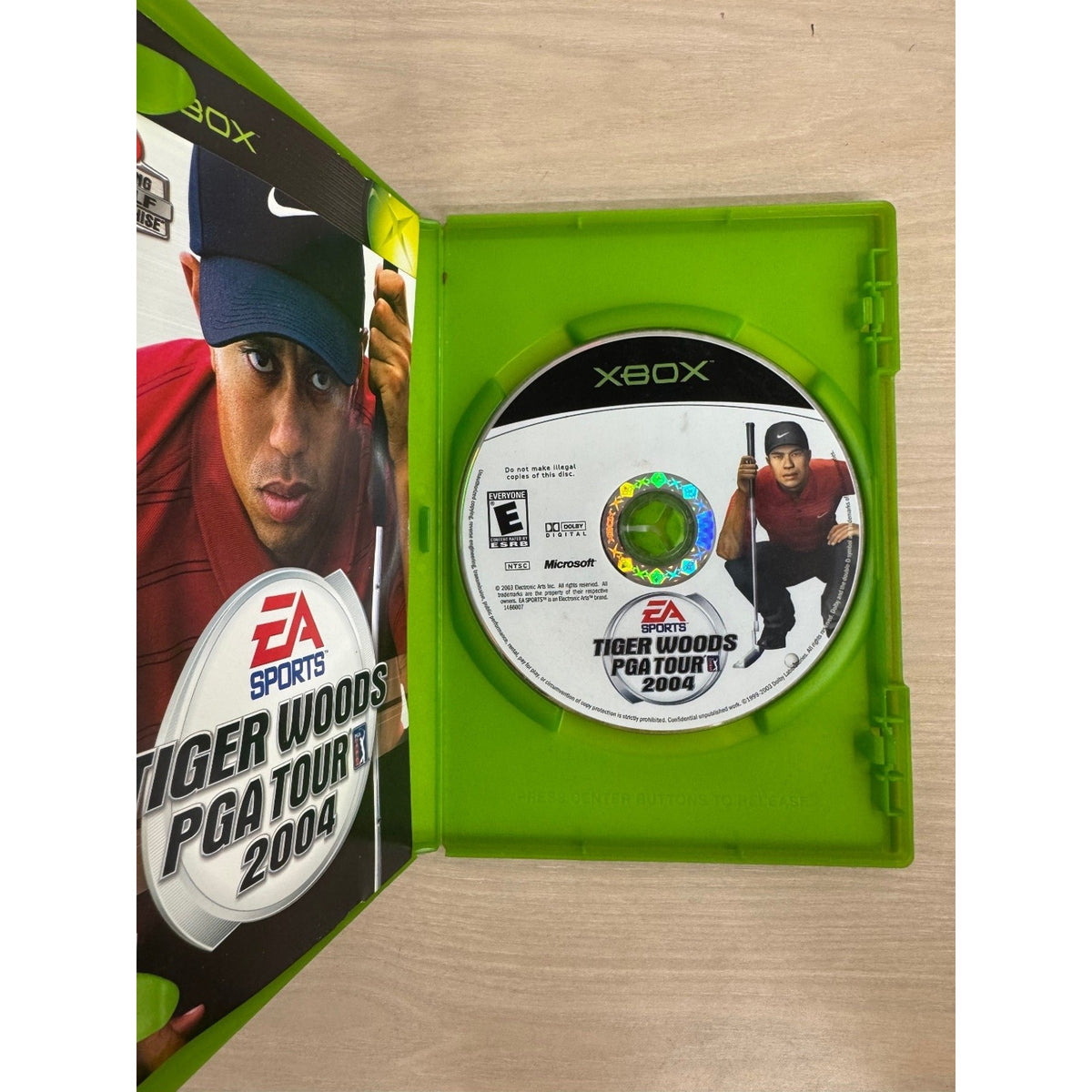 Tiger Woods PGA Tour 2004 Xbox Video Game Golf Sports NTSC EA