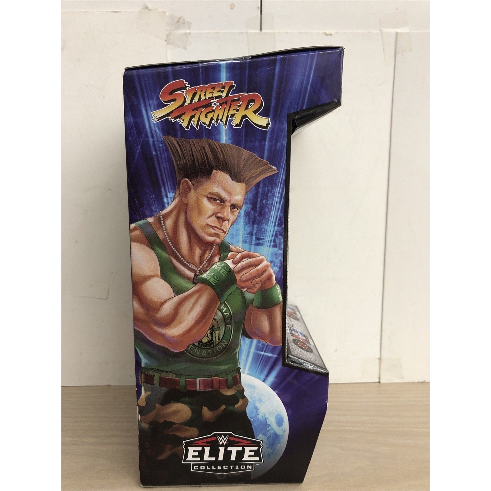WWE Street Fighter Elite John Cena as Guile Action Figure Mattel JLD71