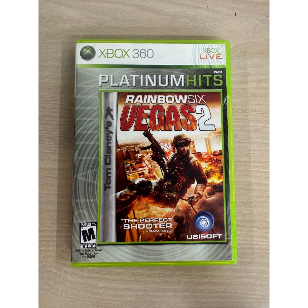 Tom Clancy's Rainbow Six Vegas 2 Platinum Hits Xbox 360 Video Game Shooter