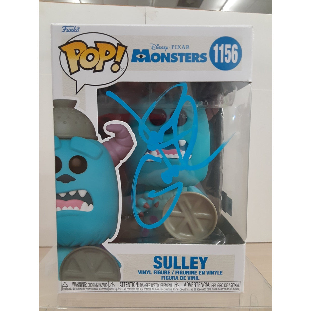 John Goodman Signed Autograph Monsters Inc Funko Pop 1156 OCCM COA Sulley