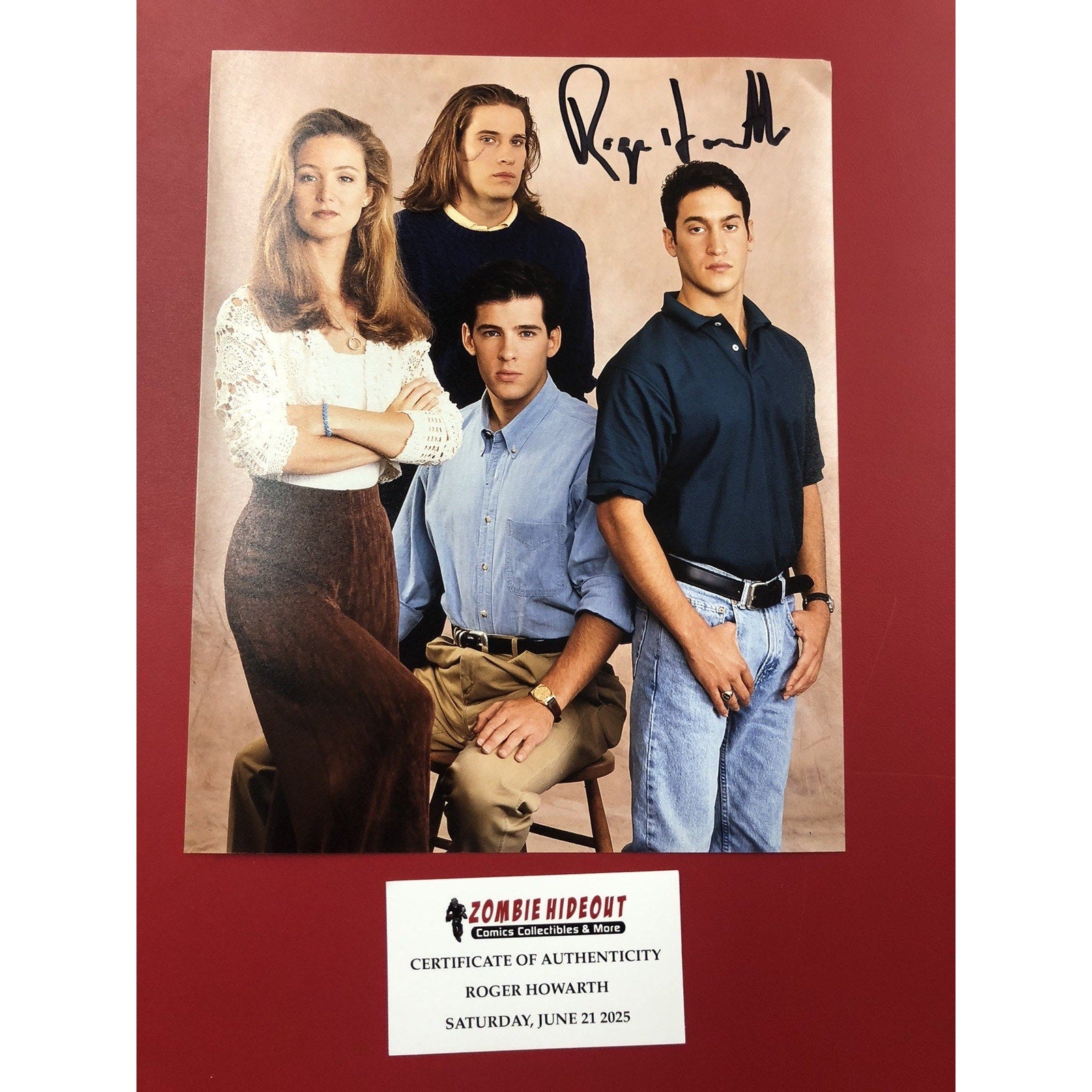 ROGER HOWARTH GENERAL HOSPITAL ATWT OLTL Signed Autograph 8x10 w/ Store CoA