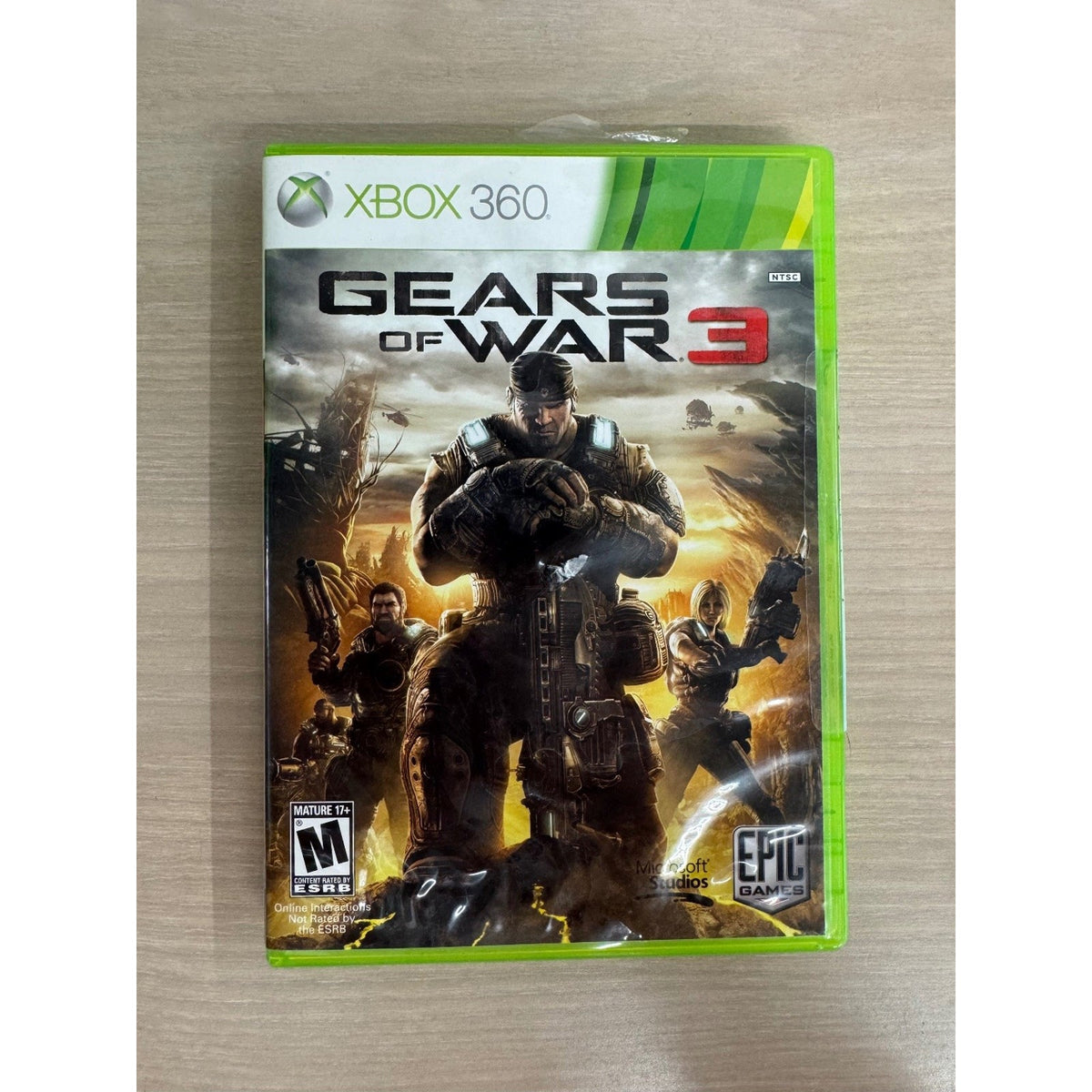 Gears of War 3 Xbox 360 Video Game Shooter Multiplayer Co-op NTSC