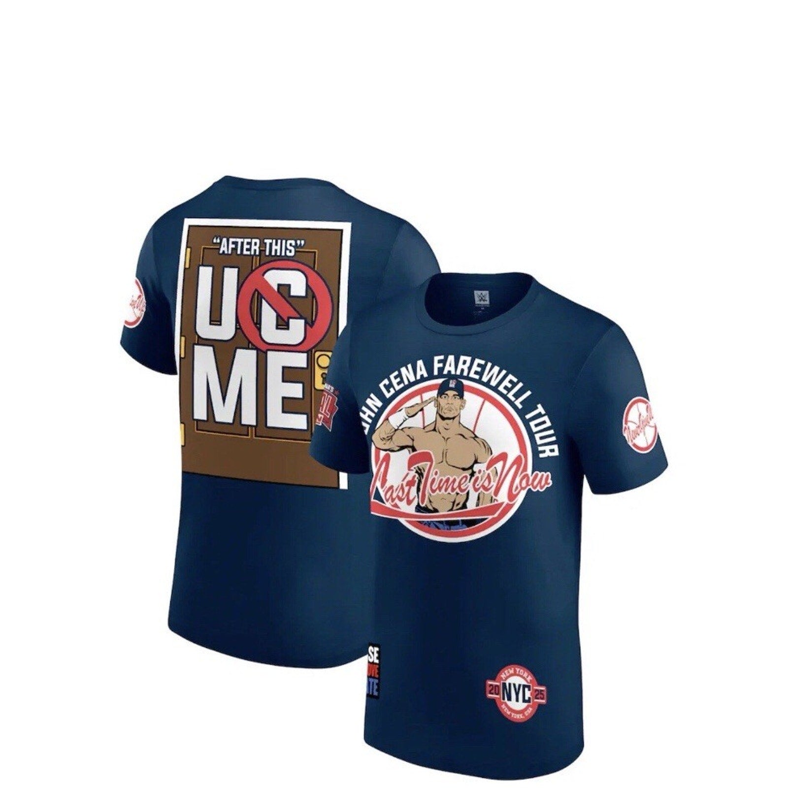 WWE John Cena Farewell Tour NYC New York MSG Men’s 2X Large T-Shirt