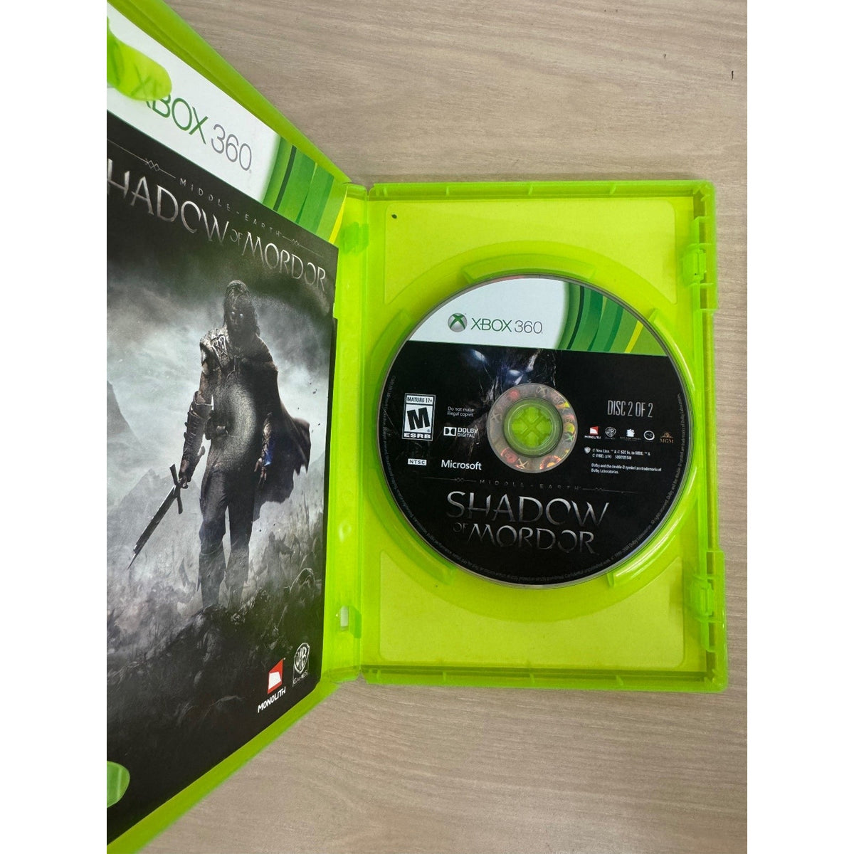 Middle-earth: Shadow of Mordor Xbox 360 Video Game Open World NTSC