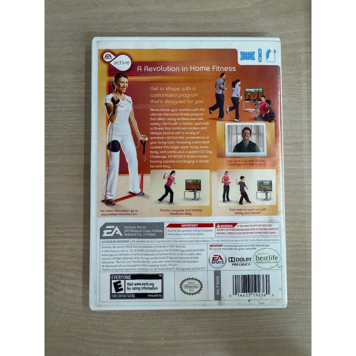 EA SPORTS Active Personal Trainer Wii Video Game Fitness Exercise