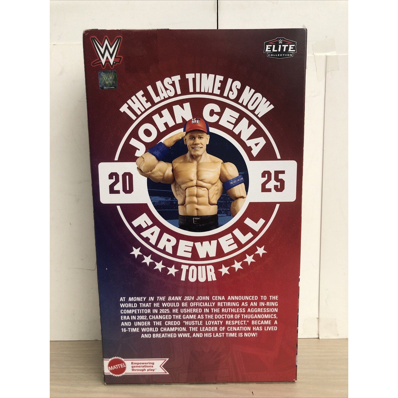 John Cena WWE Elite Farewell Tour The Last Time Is Now Action Figure