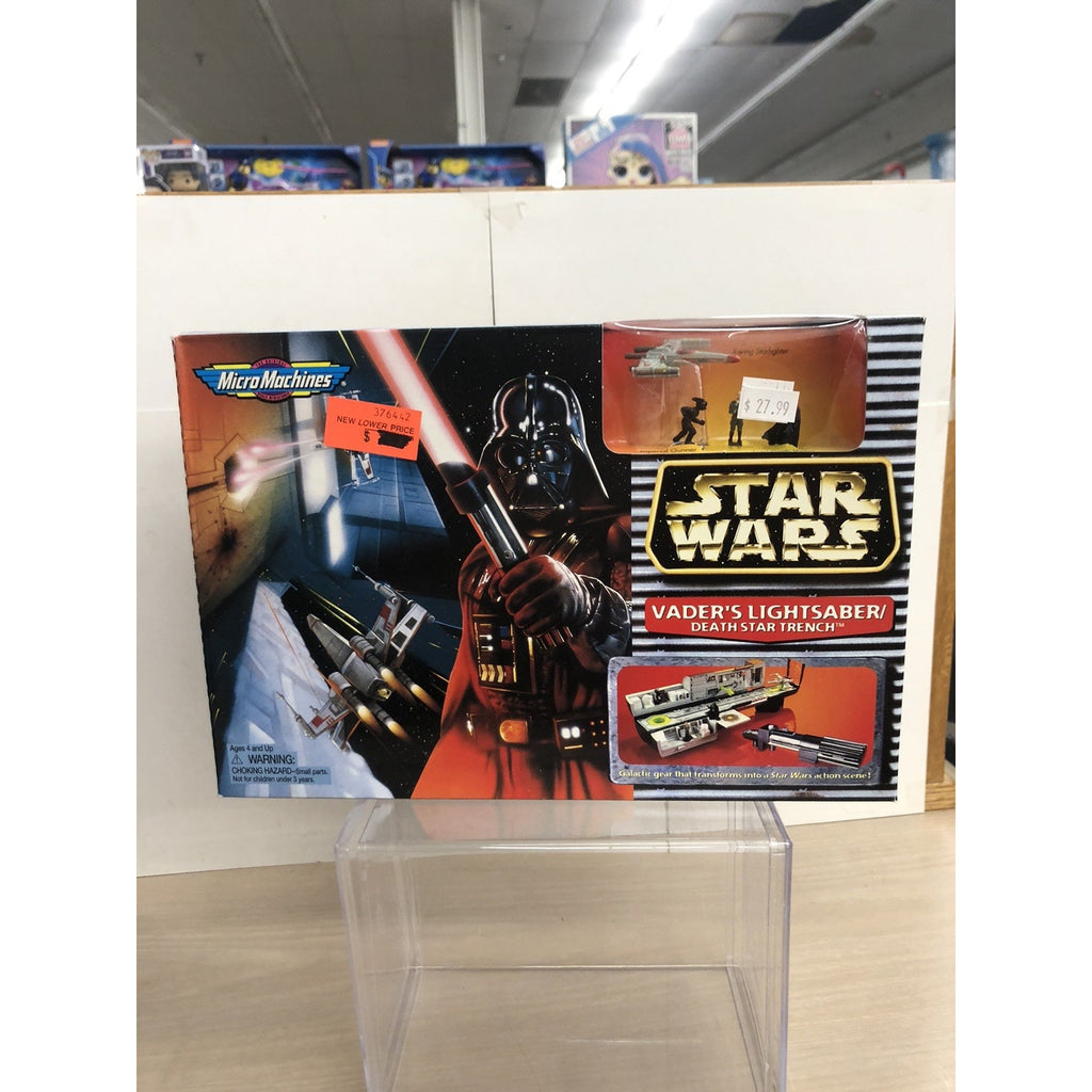 STAR WARS MICRO MACHINES VADERS LIGHTSABER/DEATH STAR TRENCH Sealed