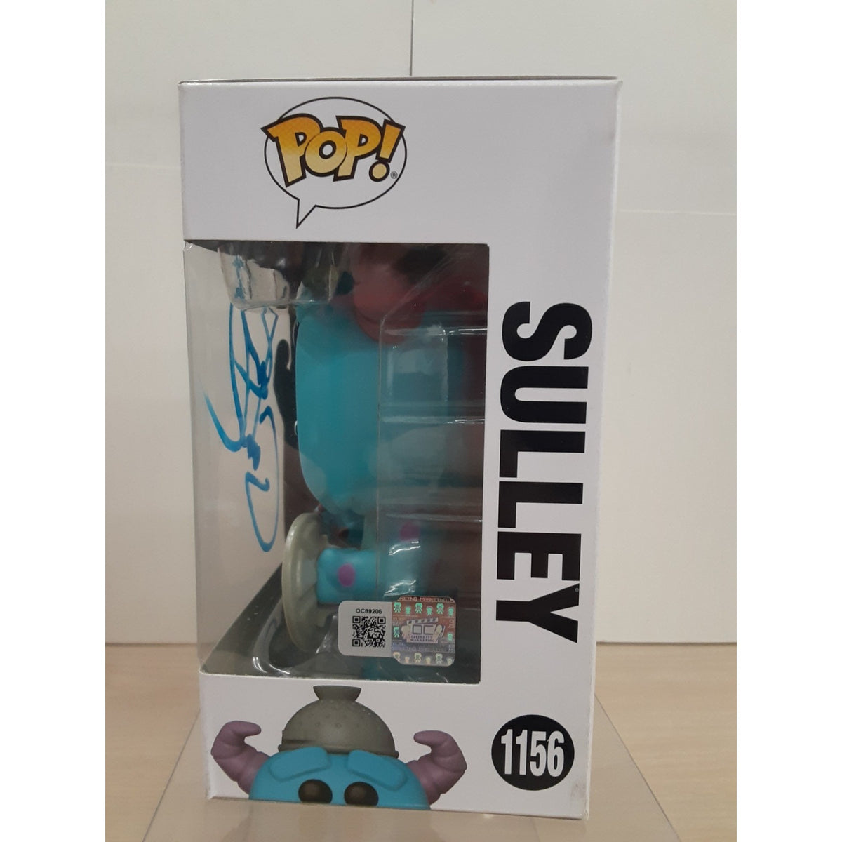 John Goodman Signed Autograph Monsters Inc Funko Pop 1156 OCCM COA Sulley