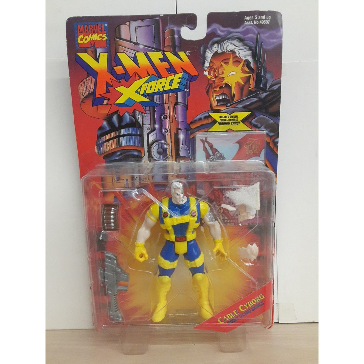 Cable Cyborg X-Men/X-Force Marvel Comics Toybiz 1995 Vintage Action Figure