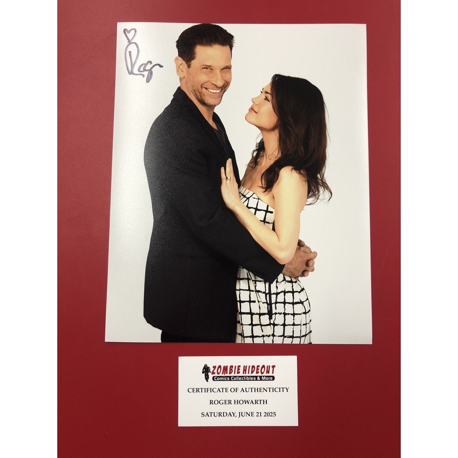 ROGER HOWARTH GENERAL HOSPITAL ATWT OLTL Signed Autograph 8x10 w/ Store CoA
