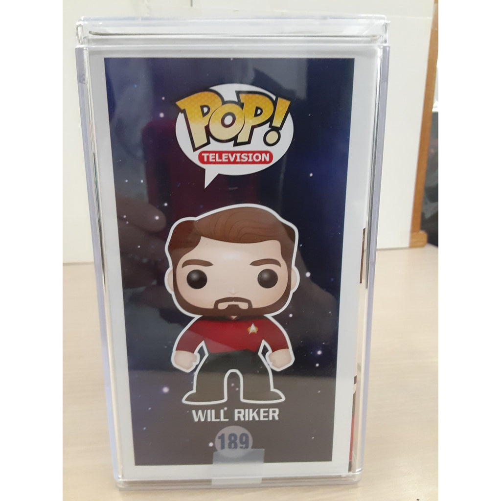 Funko Pop! Star Trek - Will Riker #189 Autograph Signed Jonathan Frakes JSA CoA
