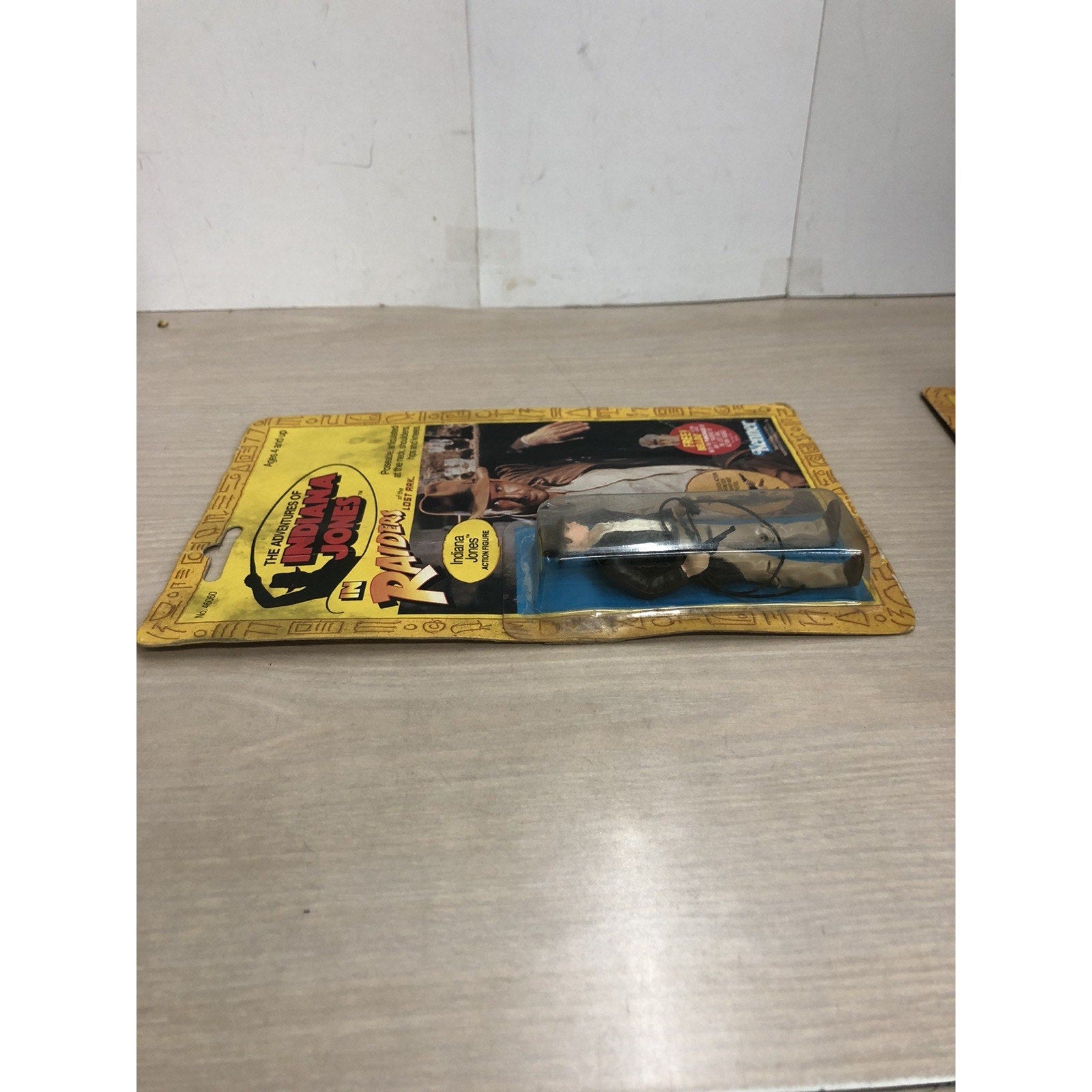 1982 Kenner Indiana Jones ROTLA Indiana Jones Action Figure 4 Back Card See Pics