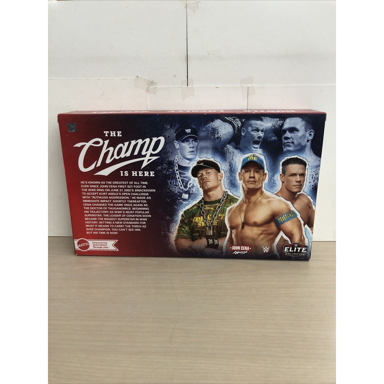 WWE Elite Collection John Cena 3-Pack Mattel Ruthless Aggression Word Life