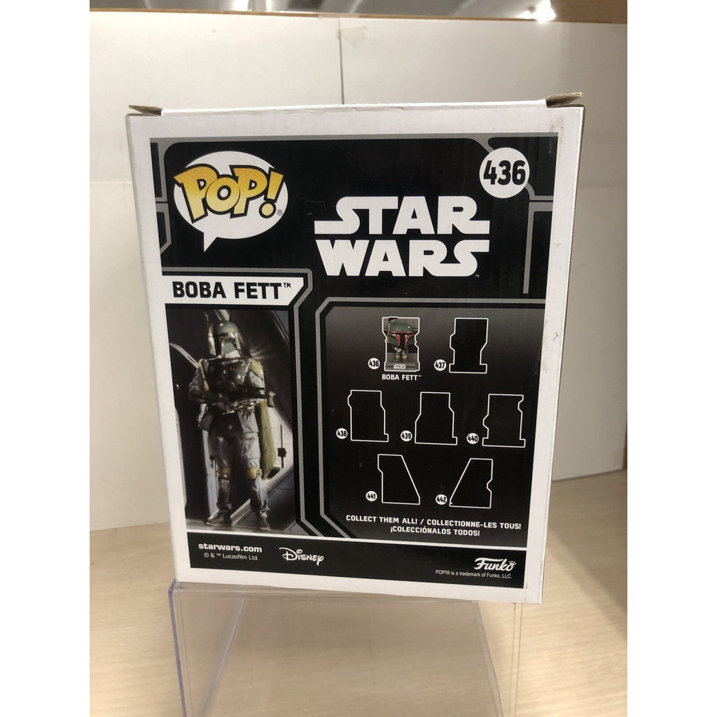 Funko Pop Star Wars Bounty Hunters Boba Fett Vinyl Figure - Signed