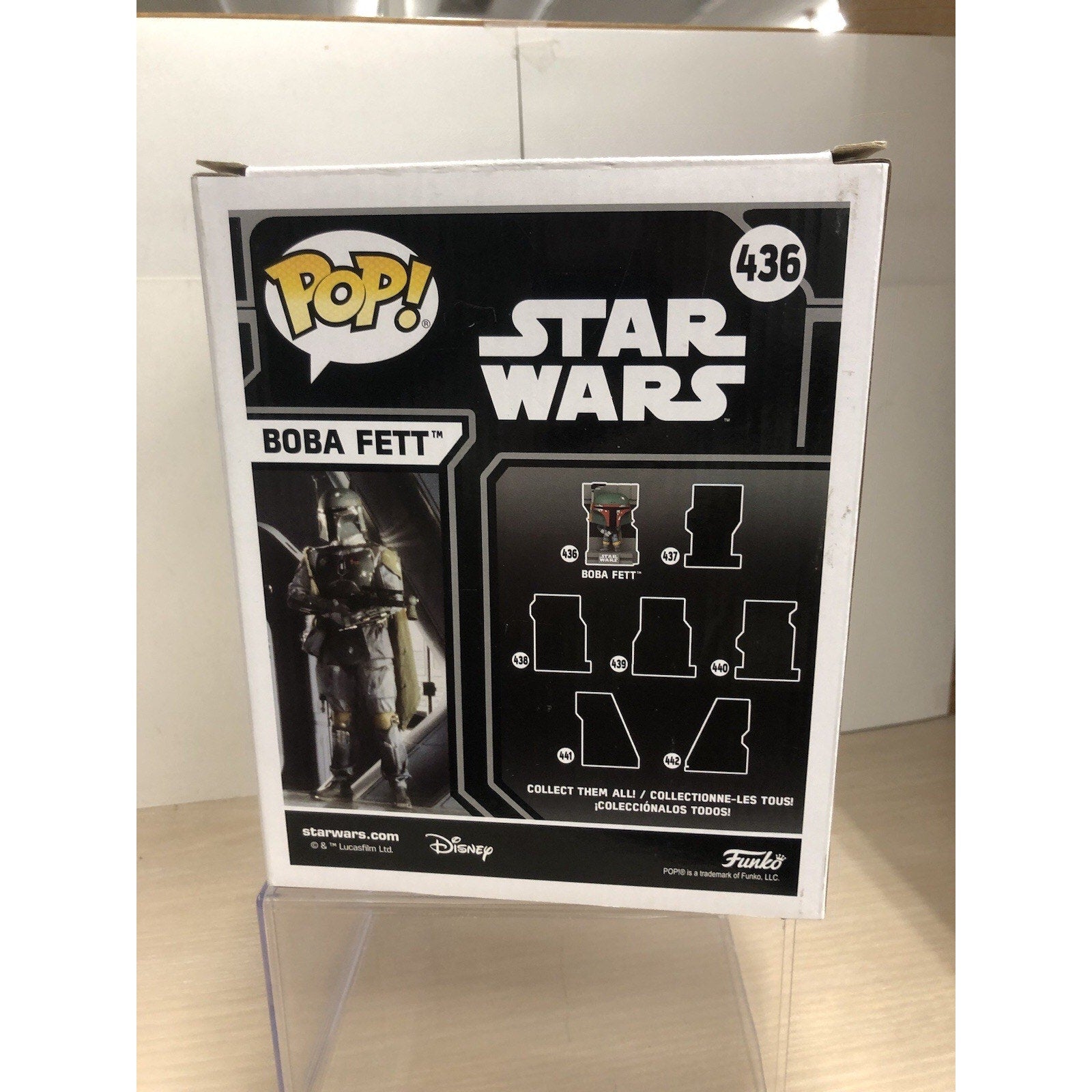 Funko Pop Star Wars Bounty Hunters Boba Fett Vinyl Figure - Signed