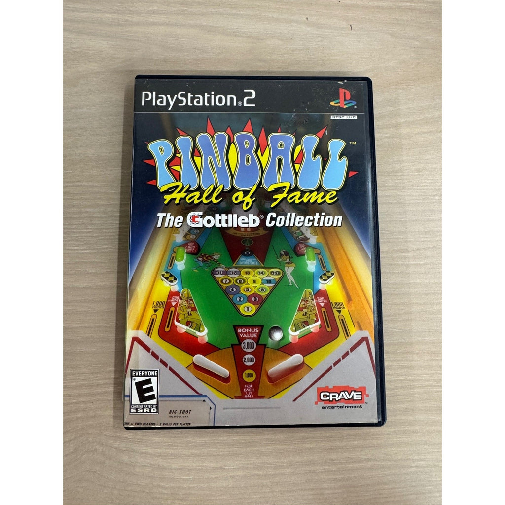 Pinball Hall of Fame The Gottlieb Collection PlayStation 2 PS2 Video Game Arcade