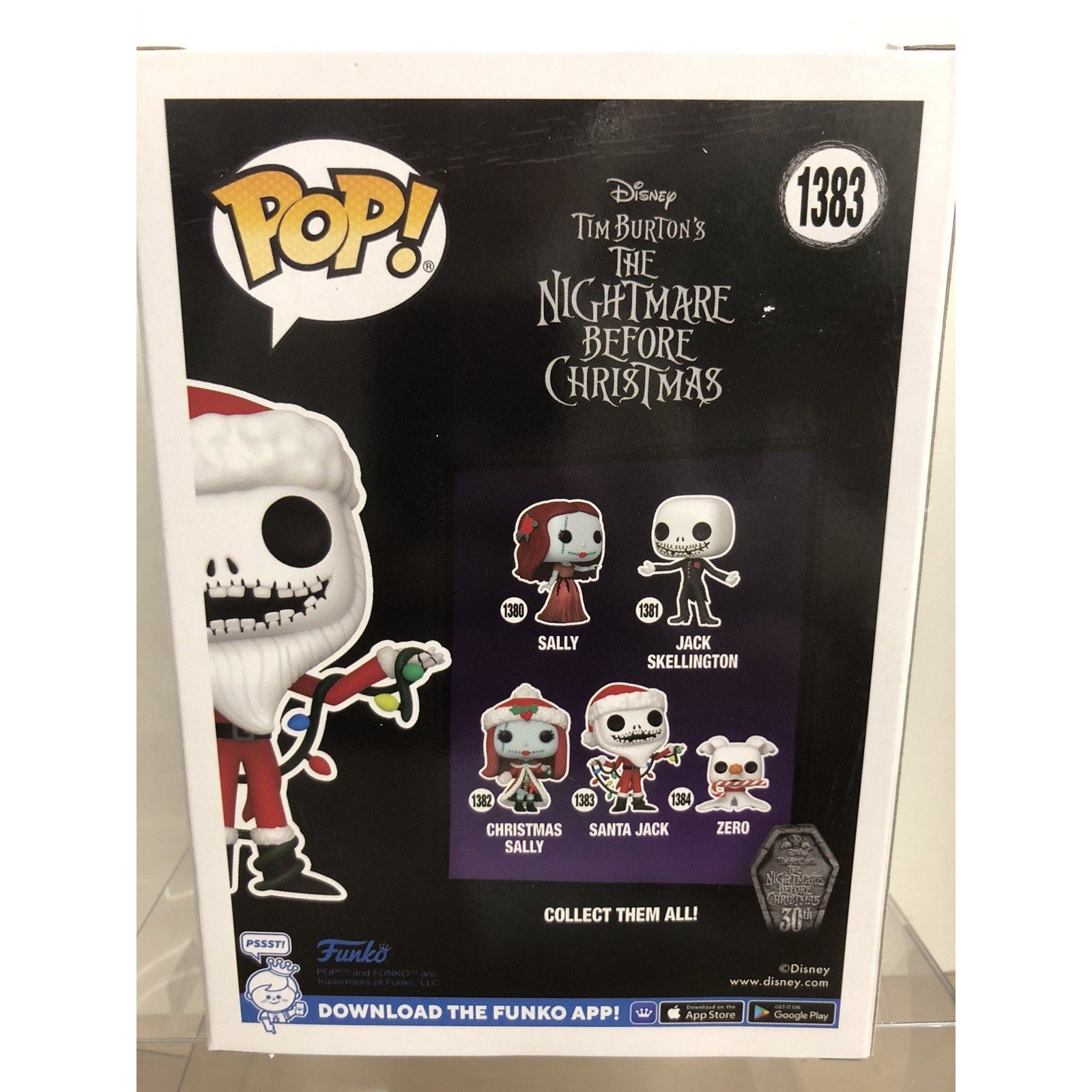 Chris Sarandon signed Nightmare before Christmas Scented Santa Jack Funko COA OC