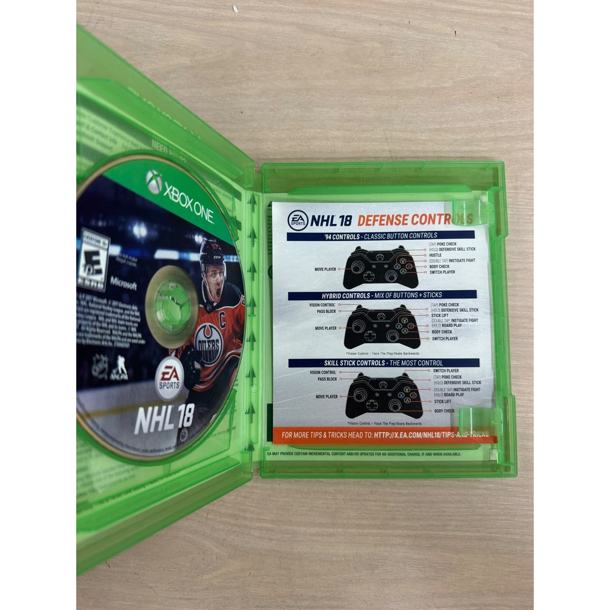 NHL 18 Xbox One Video Game EA Sports Hockey NHL THREES Multiplayer
