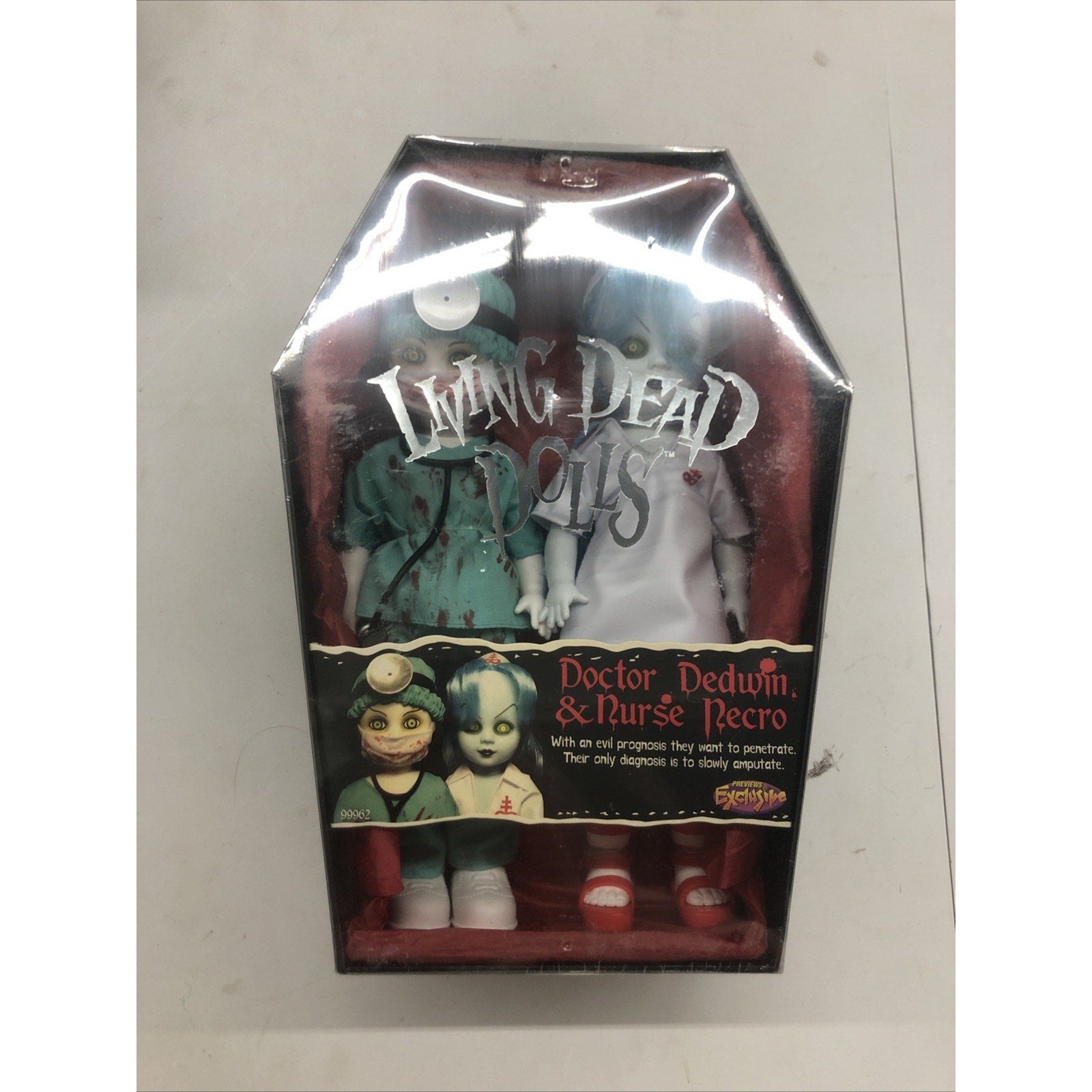 Mezco Living Dead Dolls 2009 Doctor Dedwin Nurse Necro