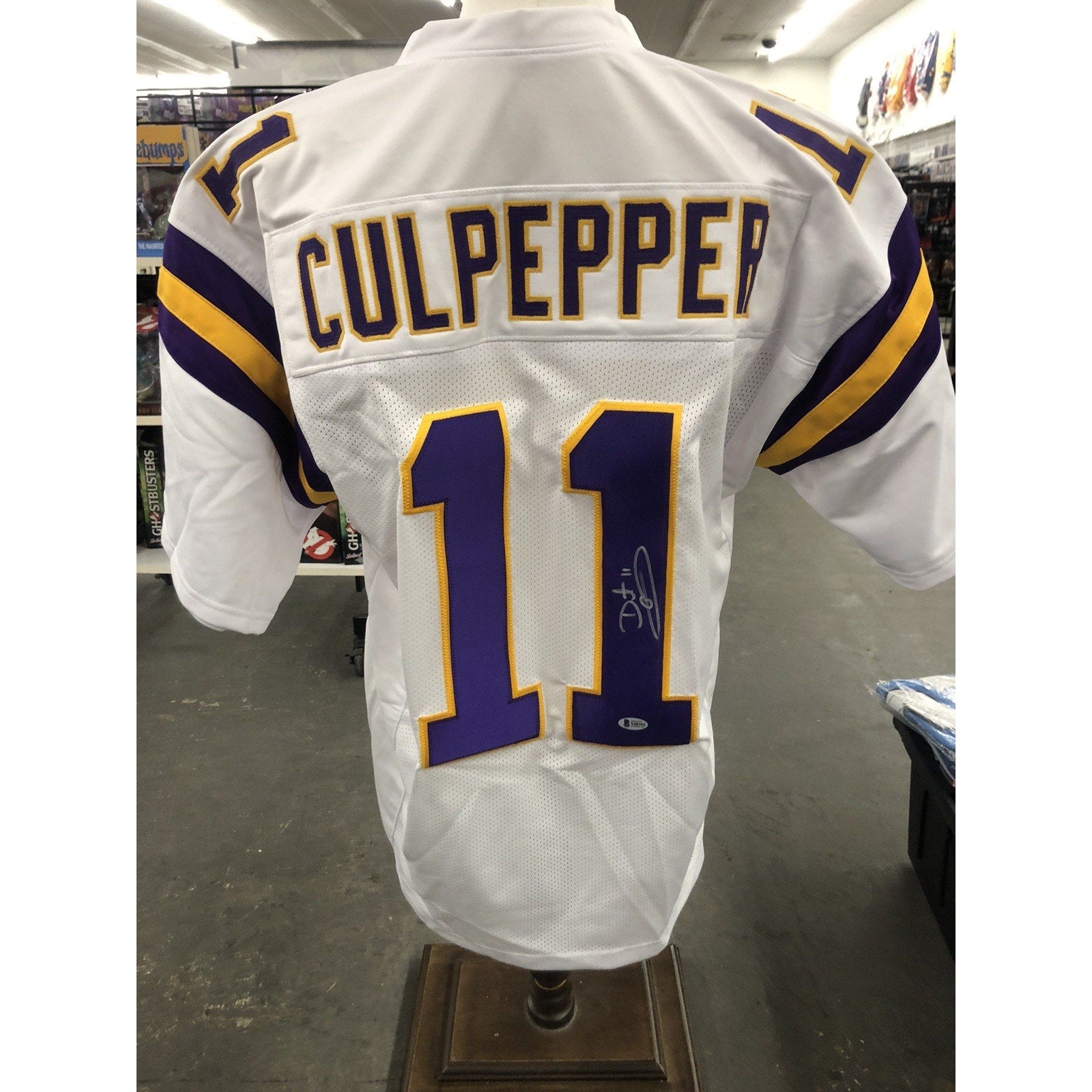 Daunte Culpepper Signed Jersey Autograph Beckett COA Vikings