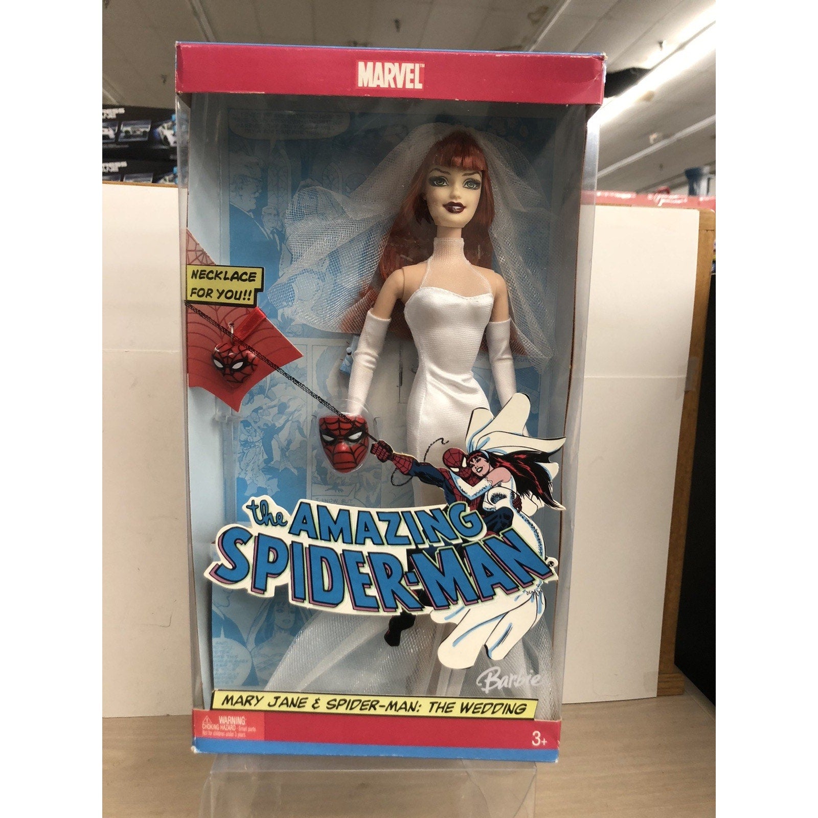 MARVEL BARBIE 2005 THE AMAZING SPIDER-MAN WEDDING MARY JANE BARBIE