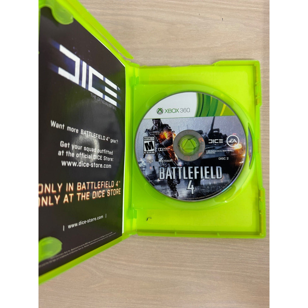 Battlefield 4 Xbox 360 Video Game FPS Shooter Multiplayer EA DICE