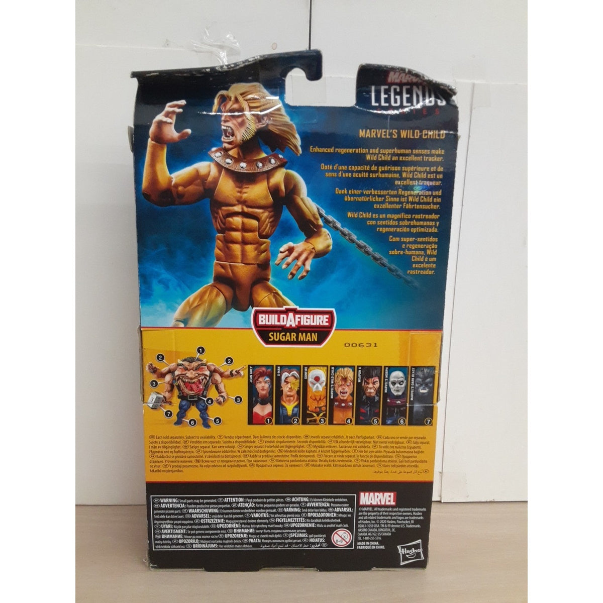 Hasbro Marvel Legends Marvel's Wild Child 6in. Action Figure Sugar Man BAF