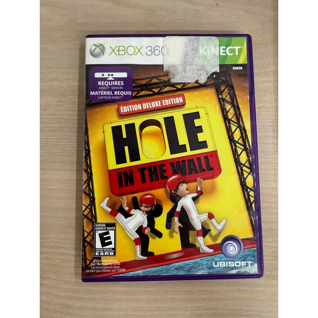 Hole In The Wall Deluxe Edition Xbox 360 Kinect Video Game Multiplayer