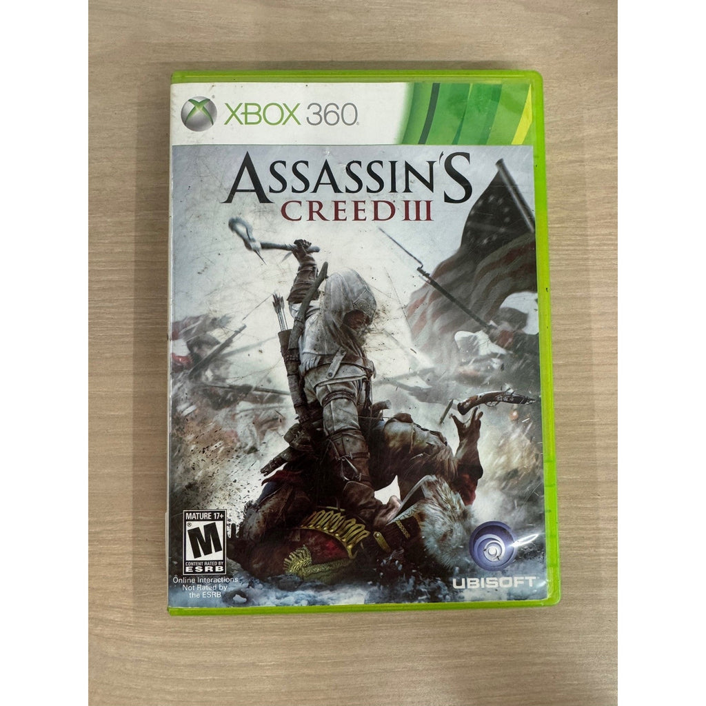 Assassin's Creed III Xbox 360 Video Game Action Adventure Ubisoft