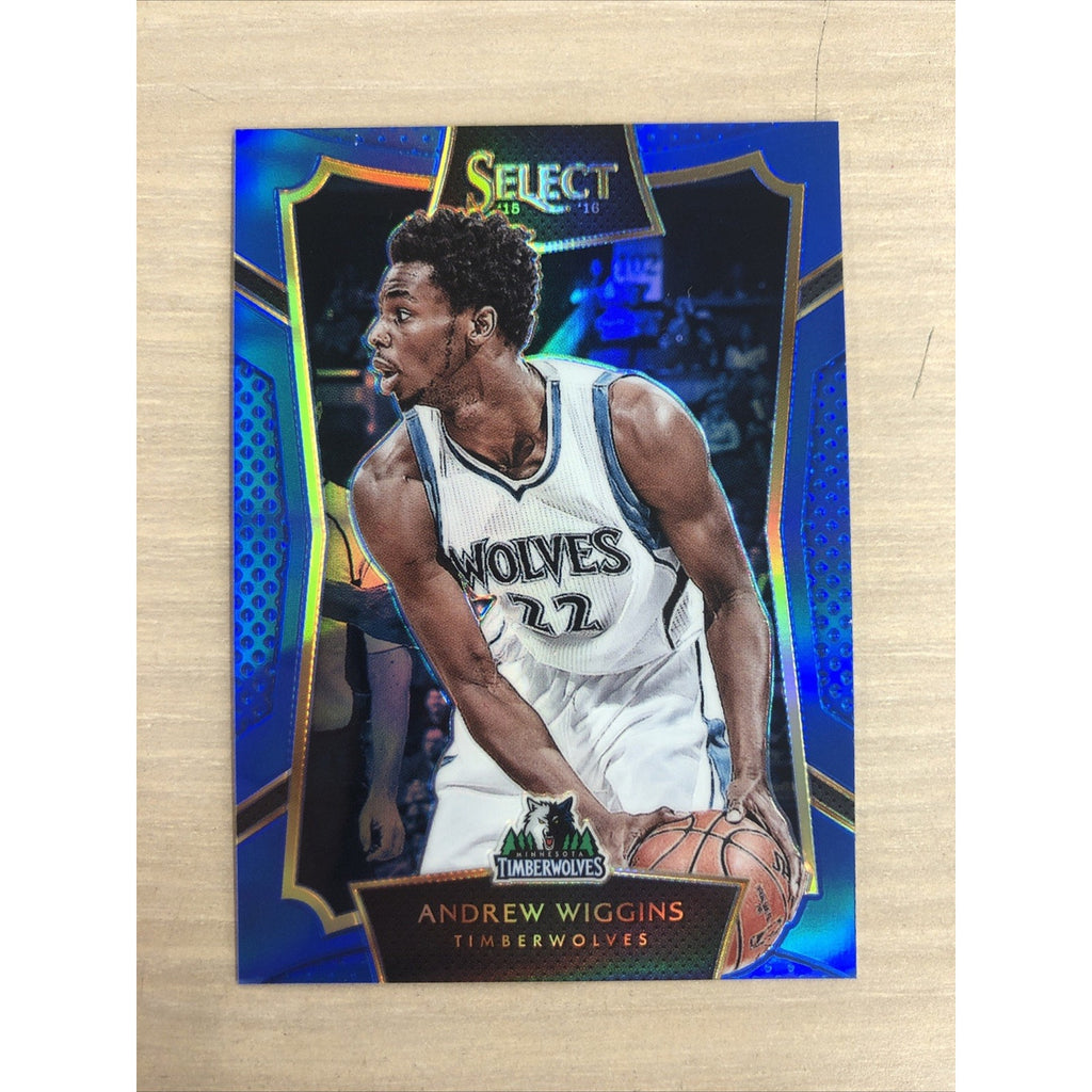 2015-16 Panini Select Basketball Andrew Wiggins Blue Prizm /249