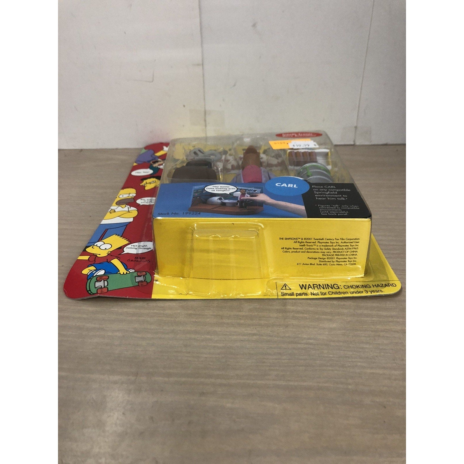 The Simpsons World Of Springfield Carl Carlson Action Figure Playmates